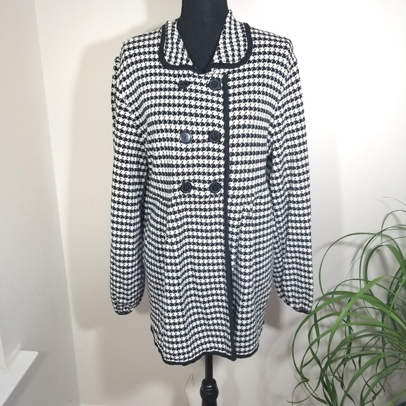 Reference Point Jackets & Blazers - Reference Point houndstooth jacket